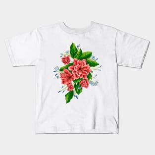 red bunch of flowers Kids T-Shirt